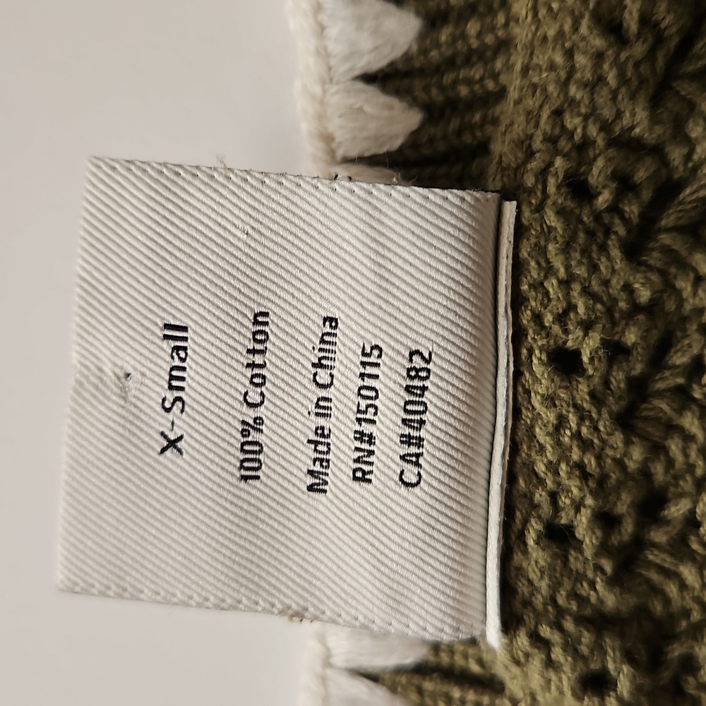 Varley Womens XS Delaney Knit Crochet Sweater Vest Layering Academia Chunky - Picture 5 of 8